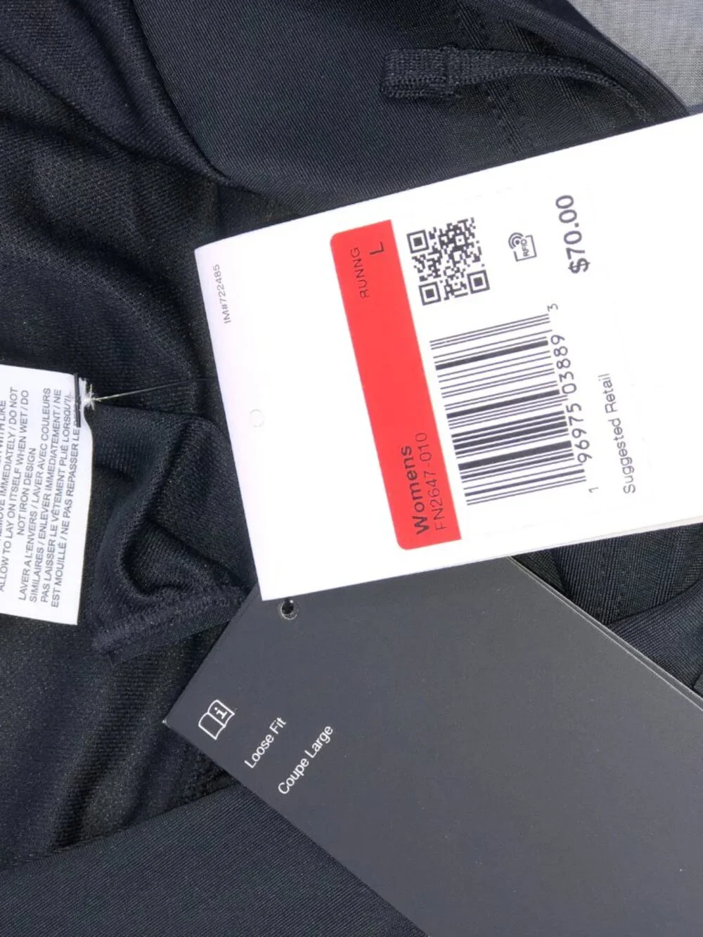 Nike Trail Repel Running Shorts Gray/Black – Women’s Large – NEW With Tags! - Picture 6 of 7